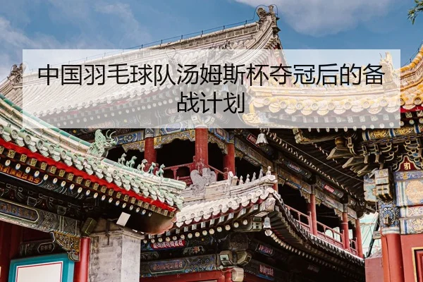 中国羽毛球队汤姆斯杯夺冠后的备战计划